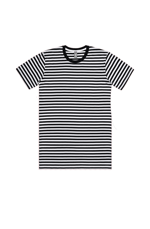 Black White Stripe Tee