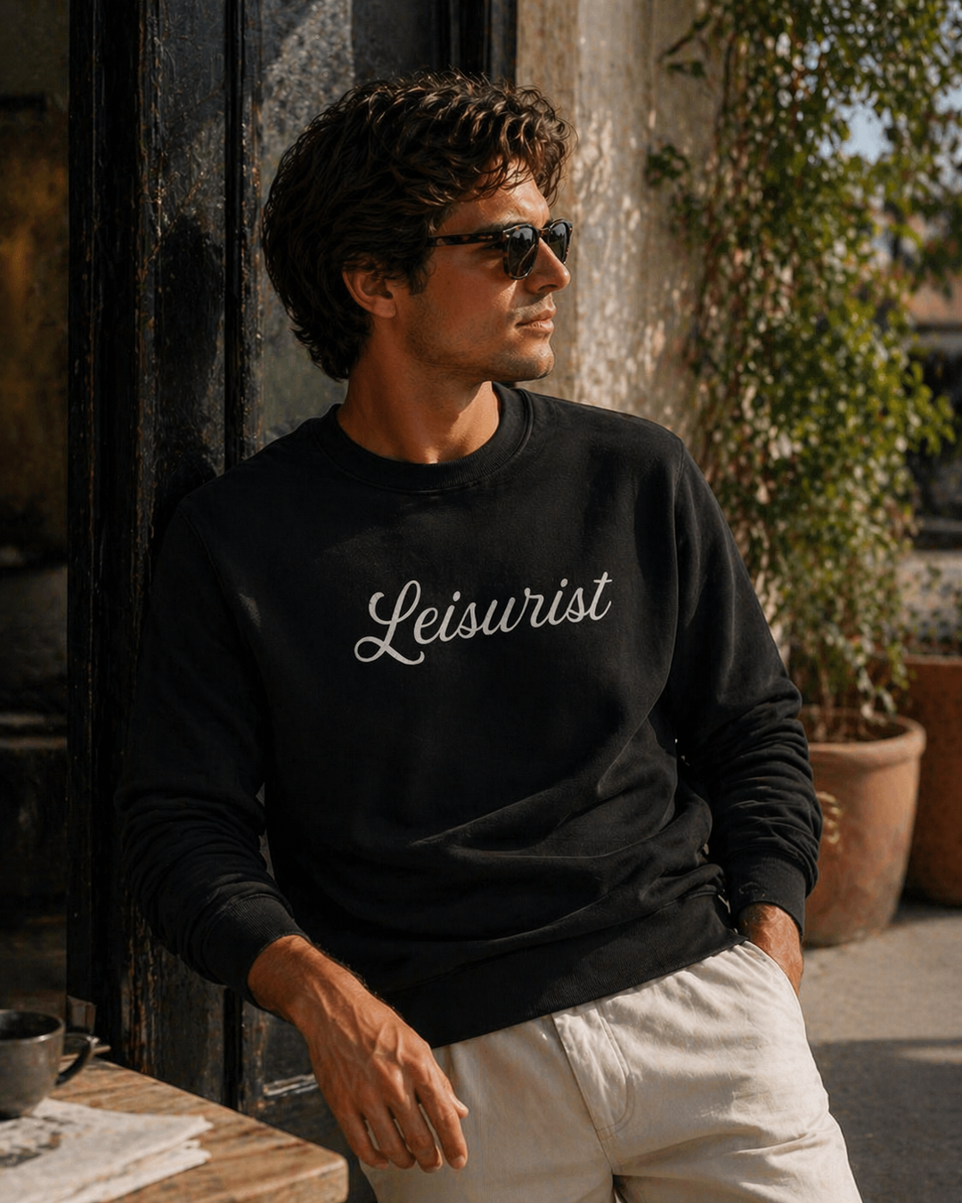 Leisurist Script Sweatshirt