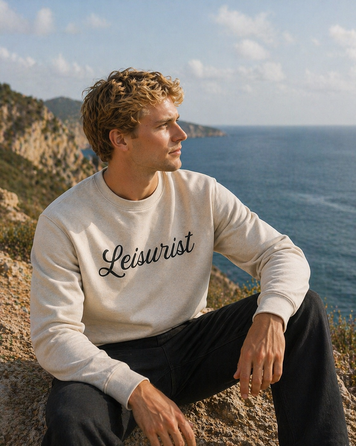 Leisurist Script Sweatshirt