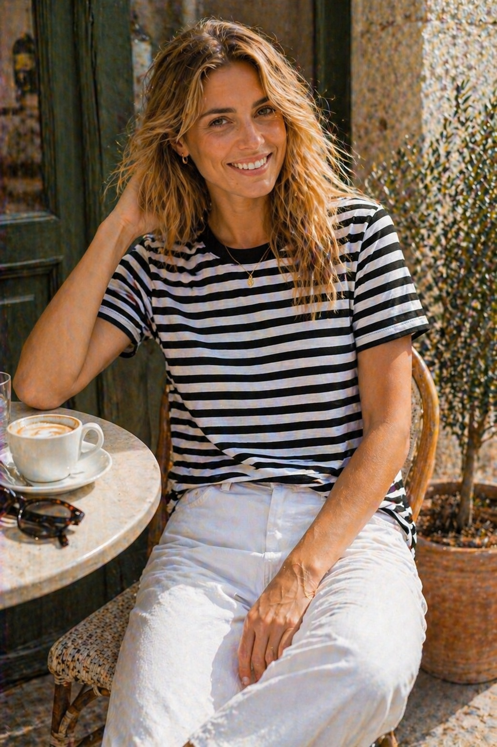 Riviera Stripe Tee