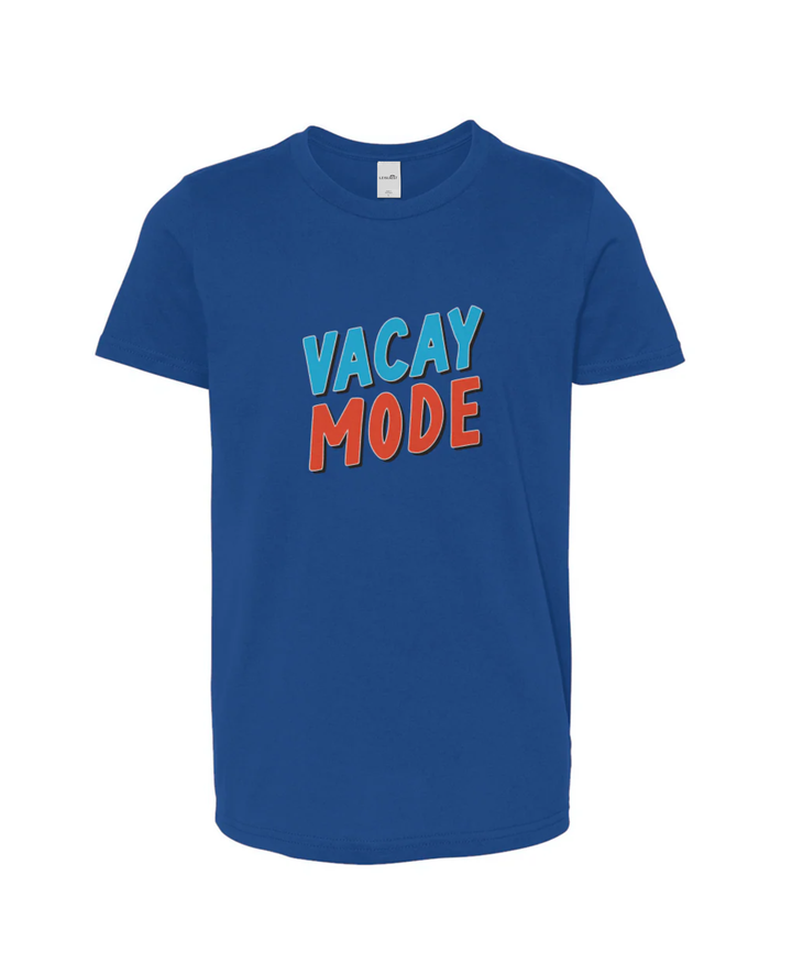 Kids Blue Vacay Mode Tee